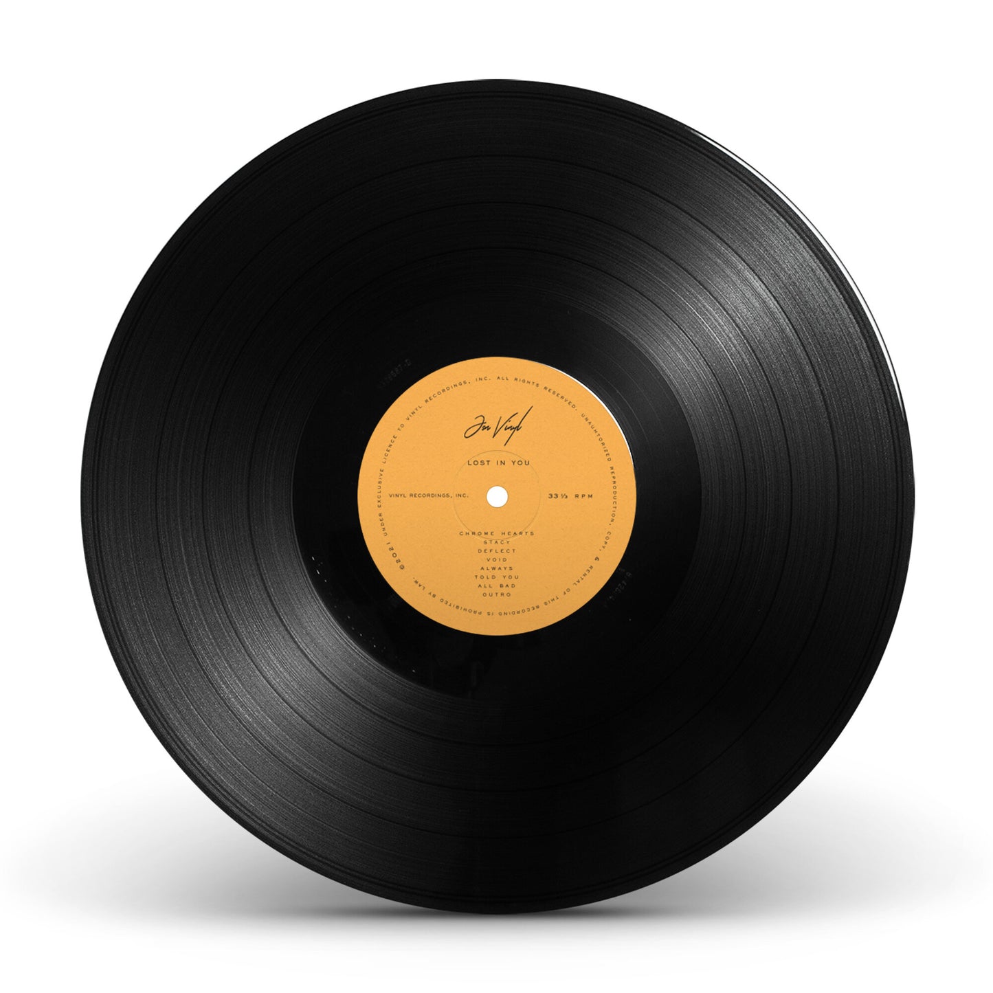 12" LOST IN YOU VINYL RECORD